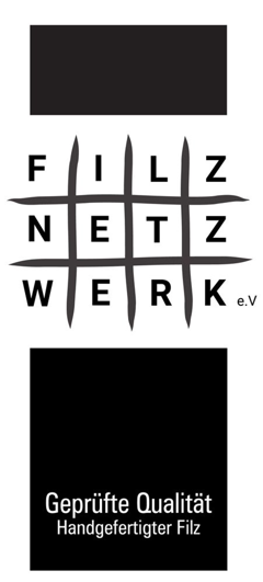 Siegel Geprüfte Qualität – Handgefertigter Filz, Filz Netzwerk e.V.