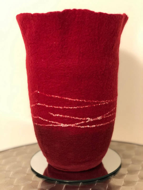 Rote Filzurne